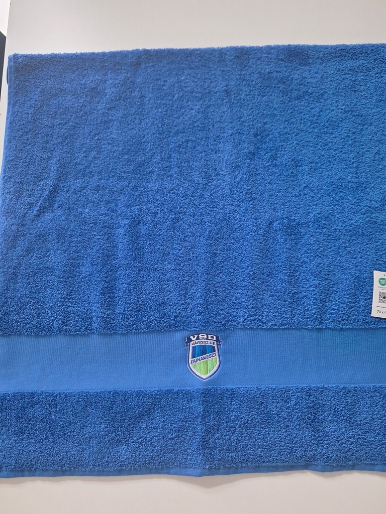 VSD hímzett törölköző - kék
