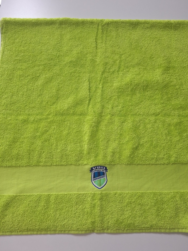 VSD hímzett törölköző - zöld